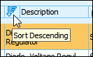Sort Selection Control
