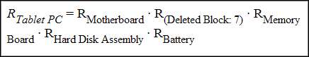 Equation with a Deleted Block