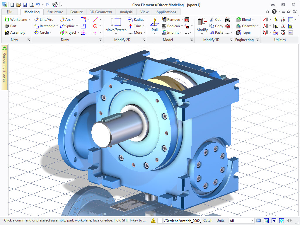 A direct approach to 3D CAD design makes creation and modification of 3D designs fast, easy, and flexible.