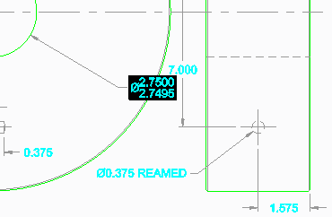 CS195775 - Creo View 3.0：在尺寸上具有背景遮蔽的AutoCAD 绘图（DWG 