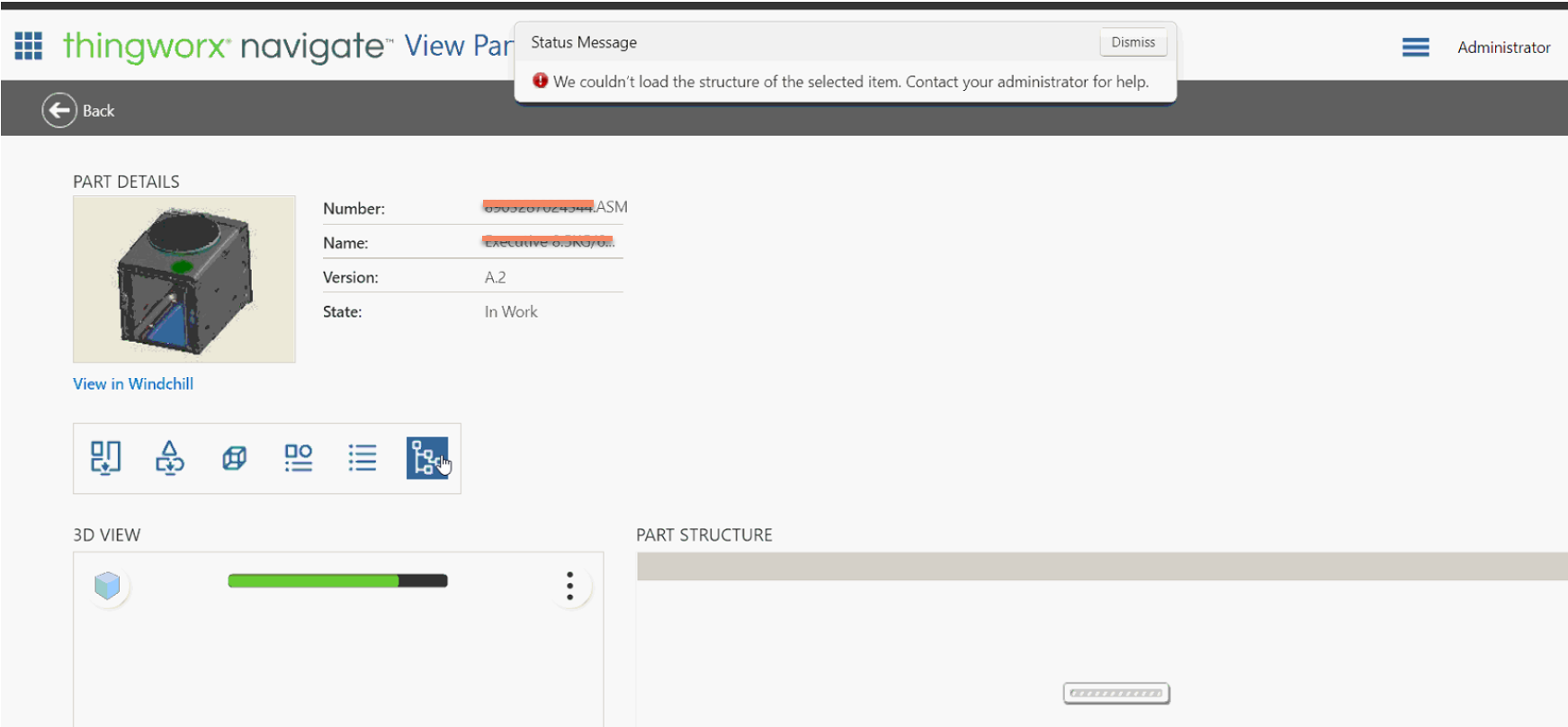 Article CS326815 Out of the box the View Part Structure app