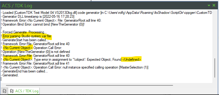 Cs370966 - In 4Gen Tdk While Using Acs Model, An Error Occurs That The  Sysrootobject Is Undefined In Windchill Modeler